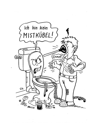 Ausmalbild – Kein Mistkübel